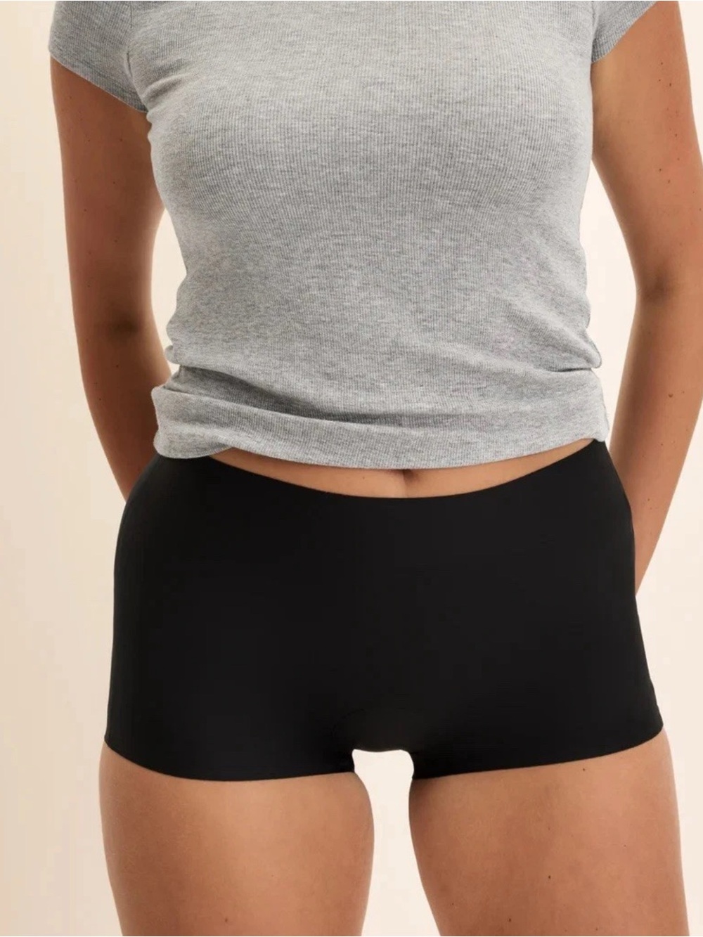 Knix Super Leakproof Dream Short Women’s Boyshort Panties - Size XS, Black